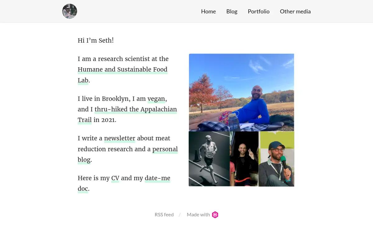 Seth Ariel Green's website