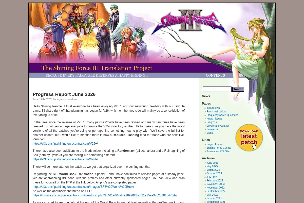 The Shining Force III Translation Project