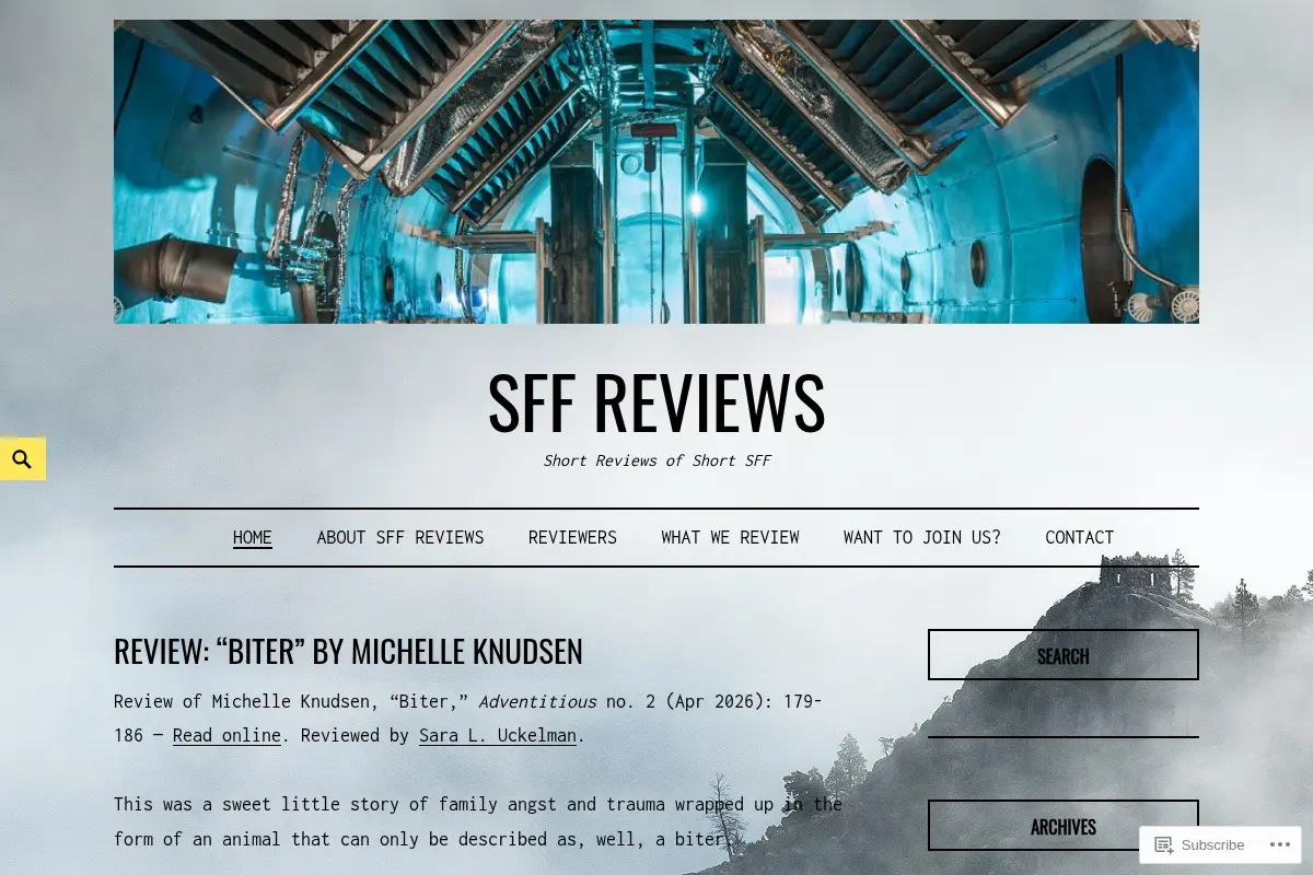SFF Reviews – Short Reviews of Short SFF