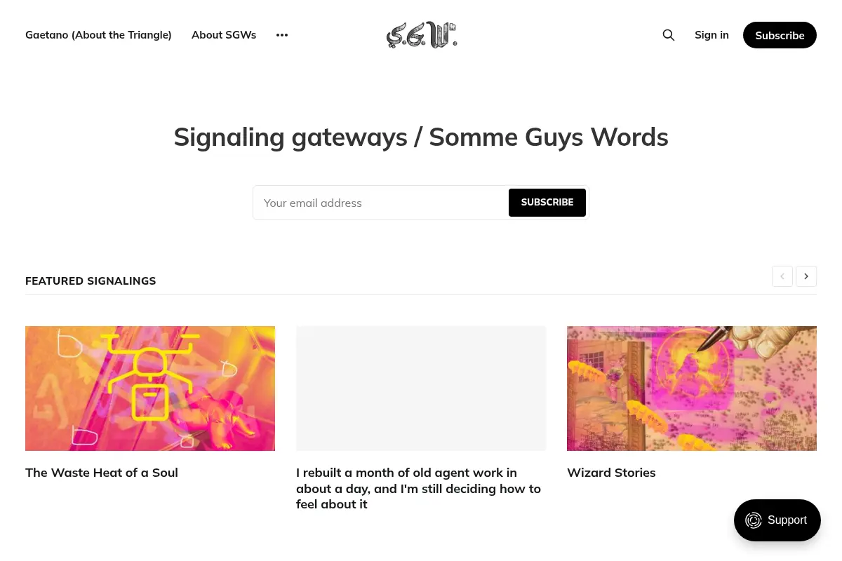 Signaling Gateways AI and Tech Writing