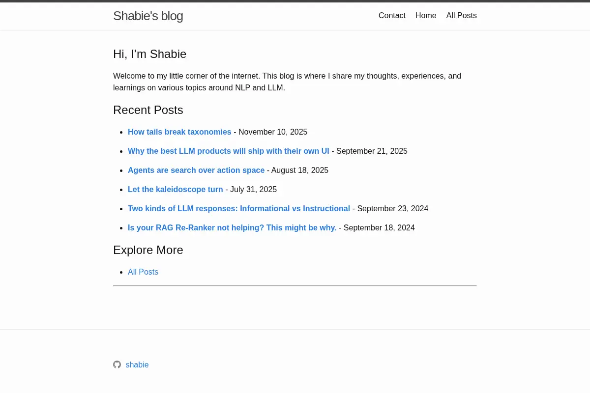 Shabie’s blog