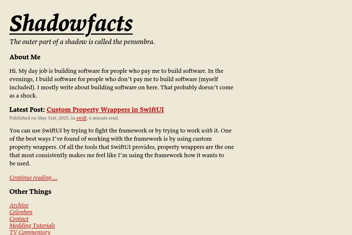 Shadowfacts