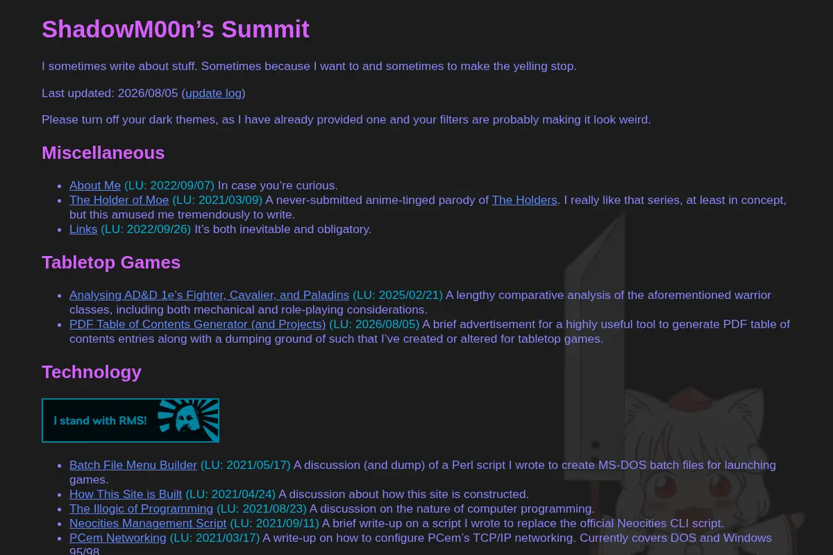 ShadowM00n’s Summit