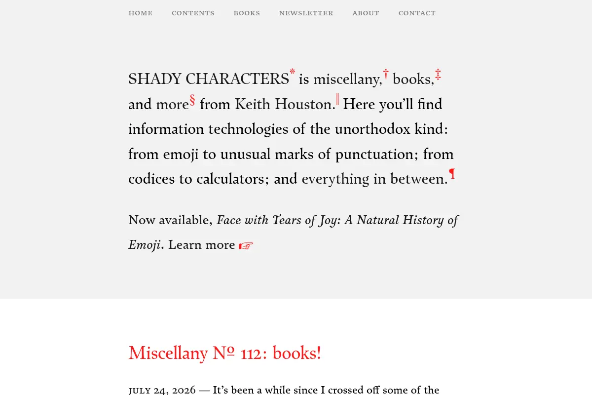 Shady Characters