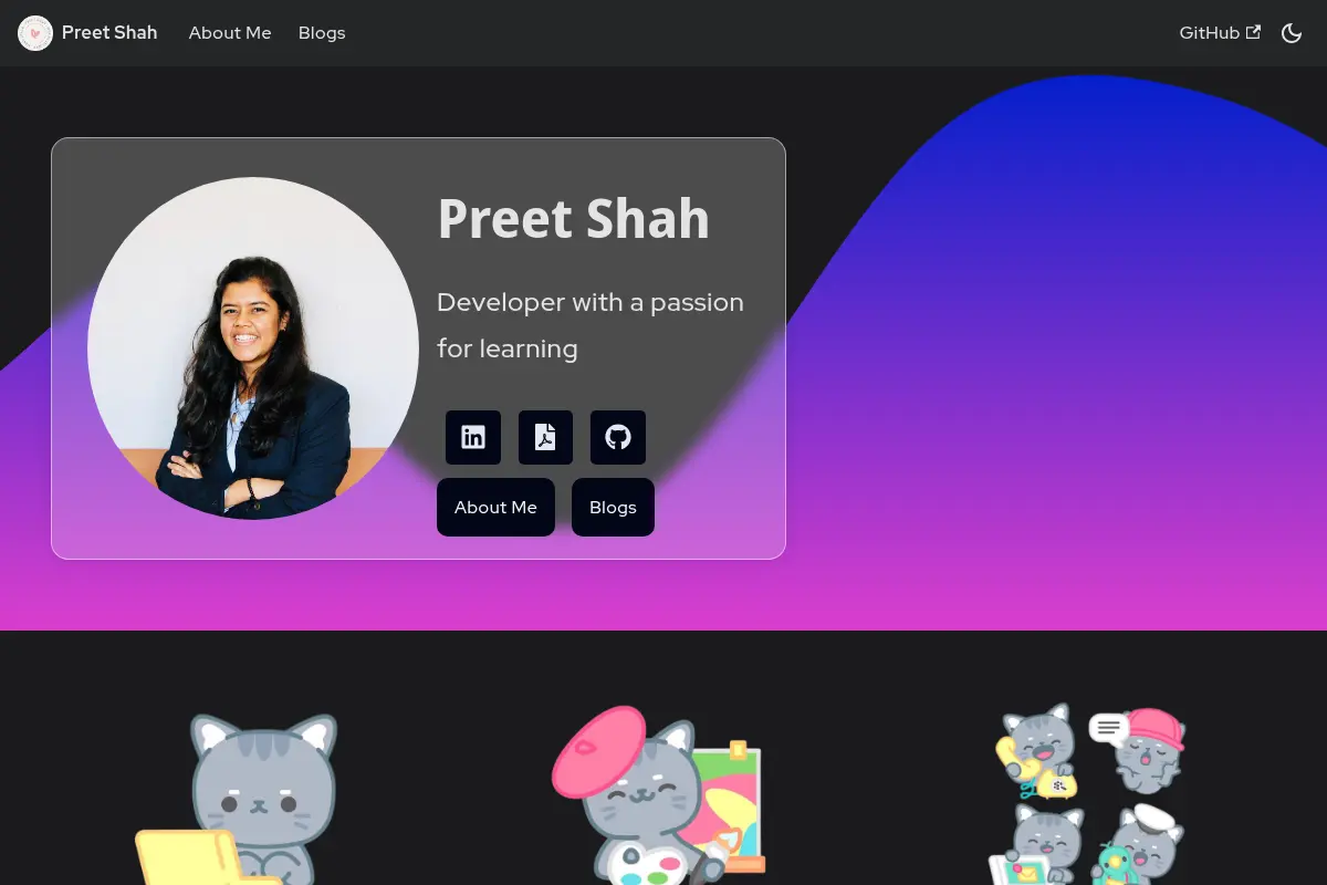 Preet Shah's Portfolio