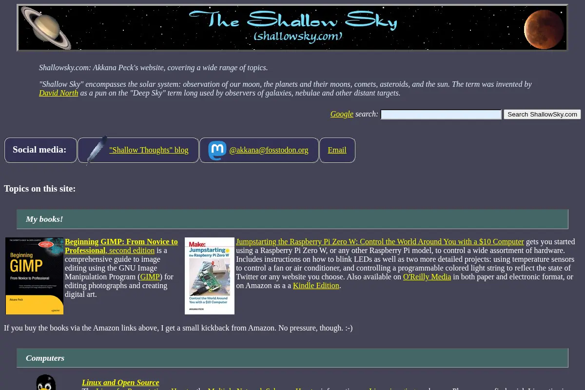 The Shallow Sky