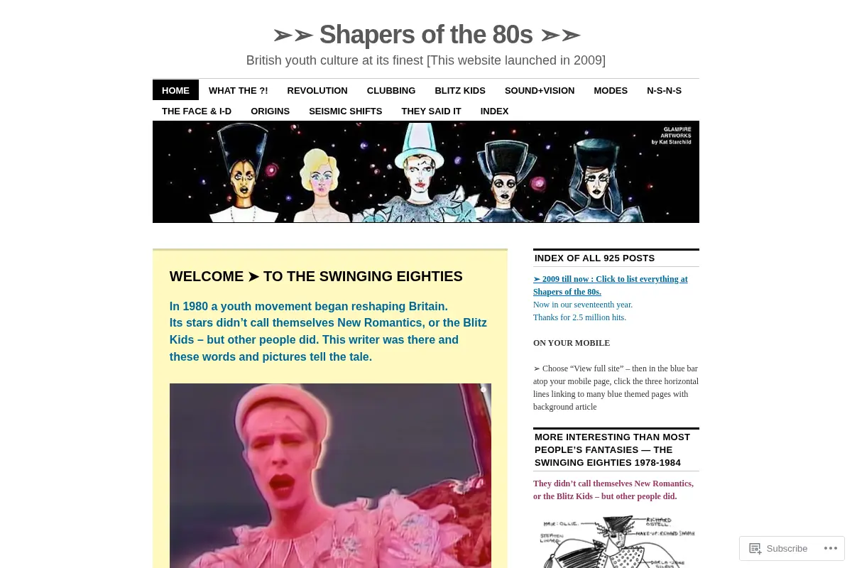 Shapers of the 80s