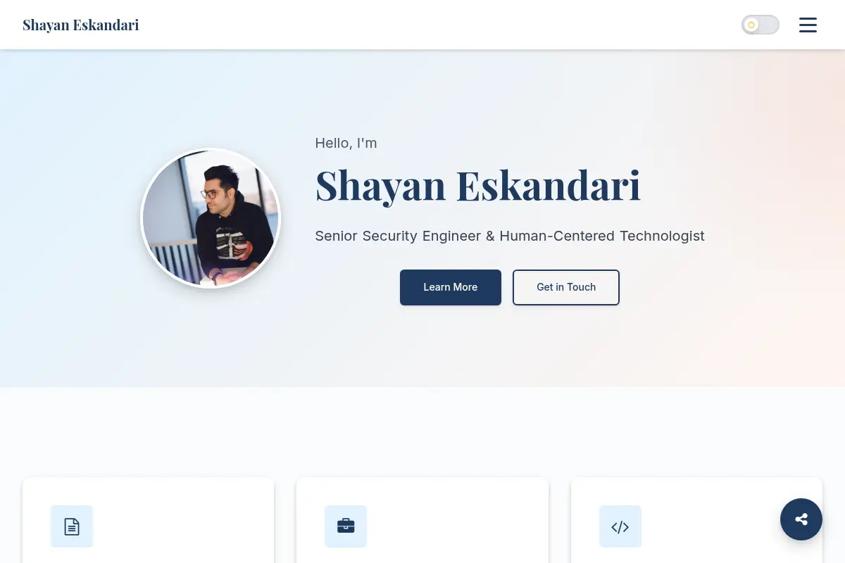 Shayan Eskandari