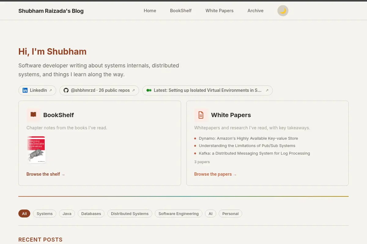 Shubham Raizada's Blog
