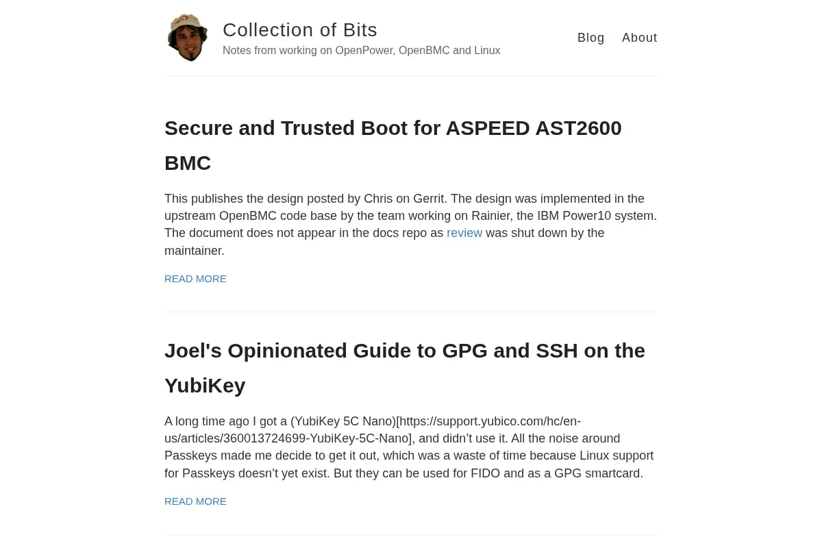 Collection of Bits – Notes from working on OpenPower, OpenBMC and Linux