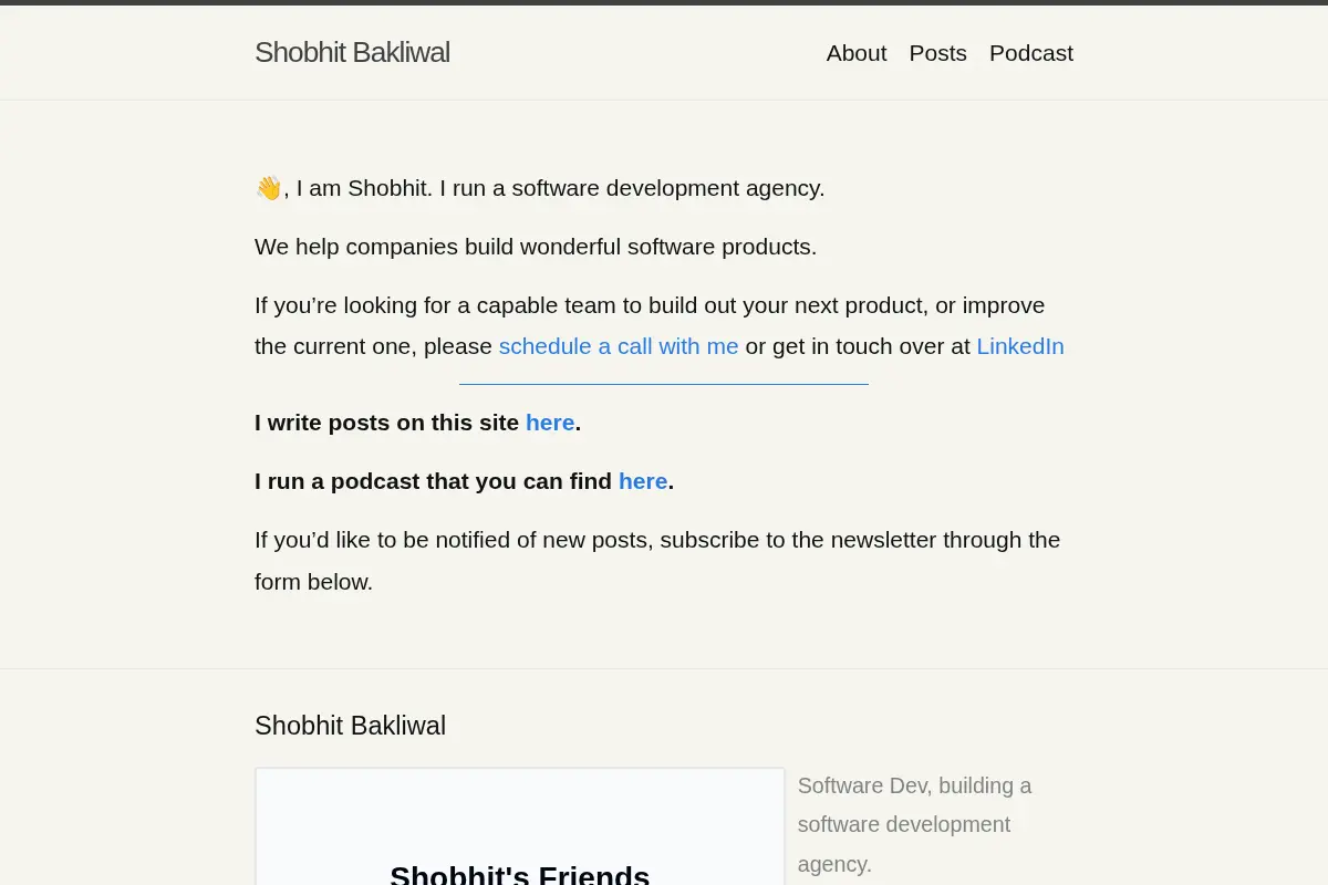 Shobhit Bakliwal