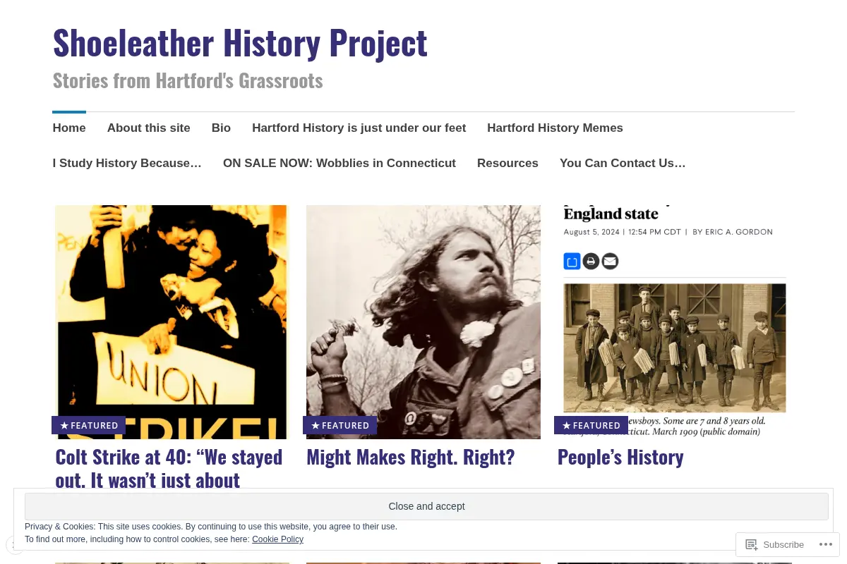 Shoeleather History Project