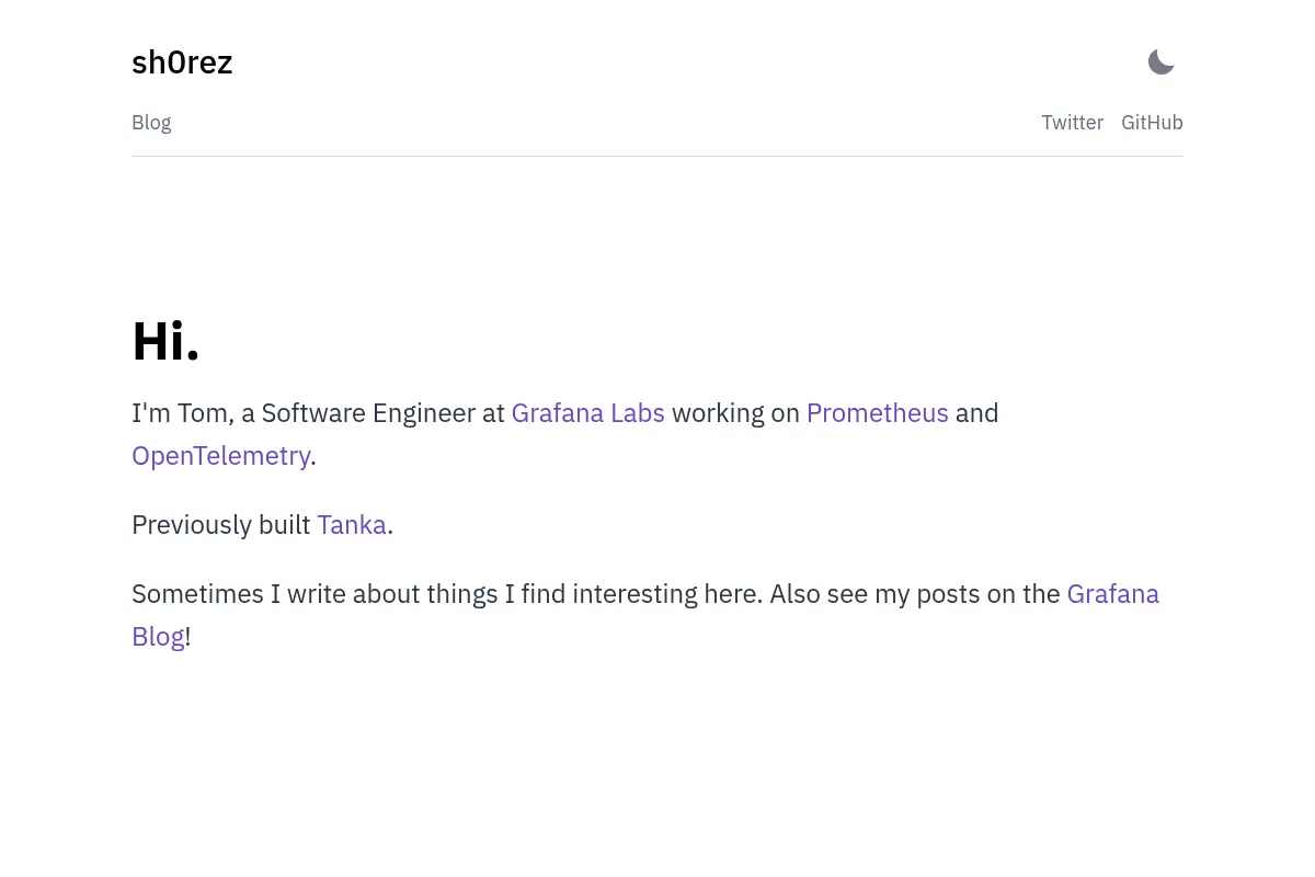 sh0rez - Open Source Software Engineer