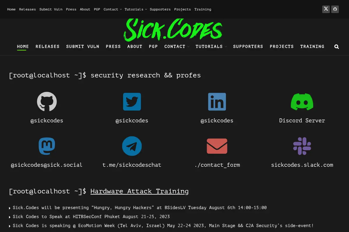 Sick Codes