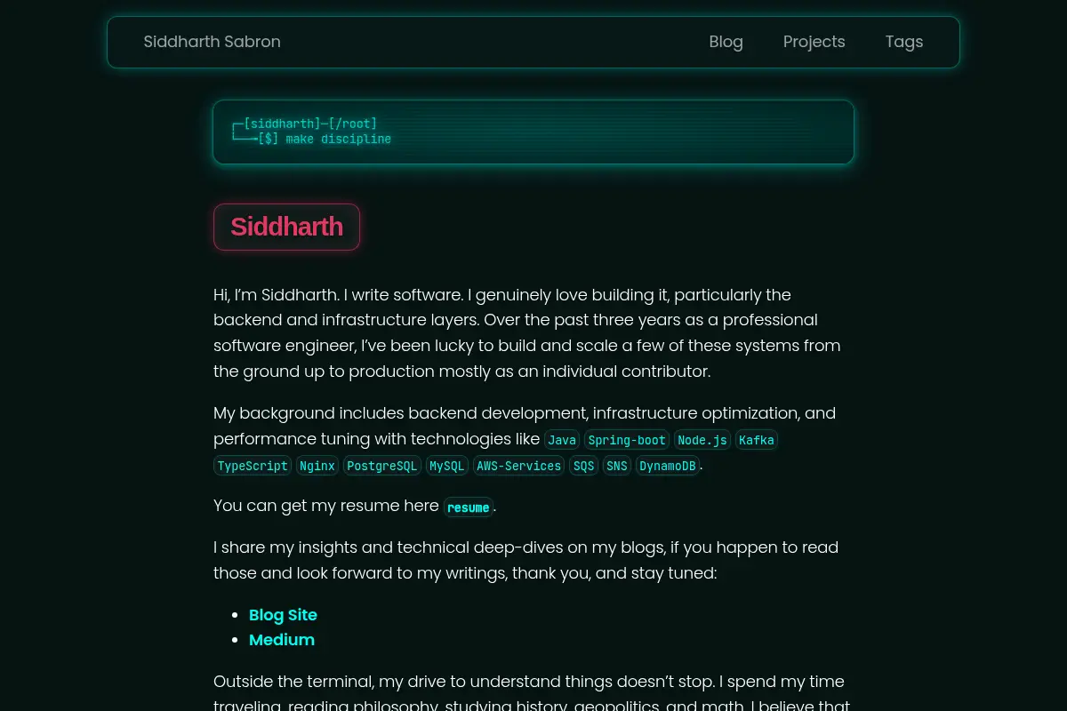 Siddharth Sabron