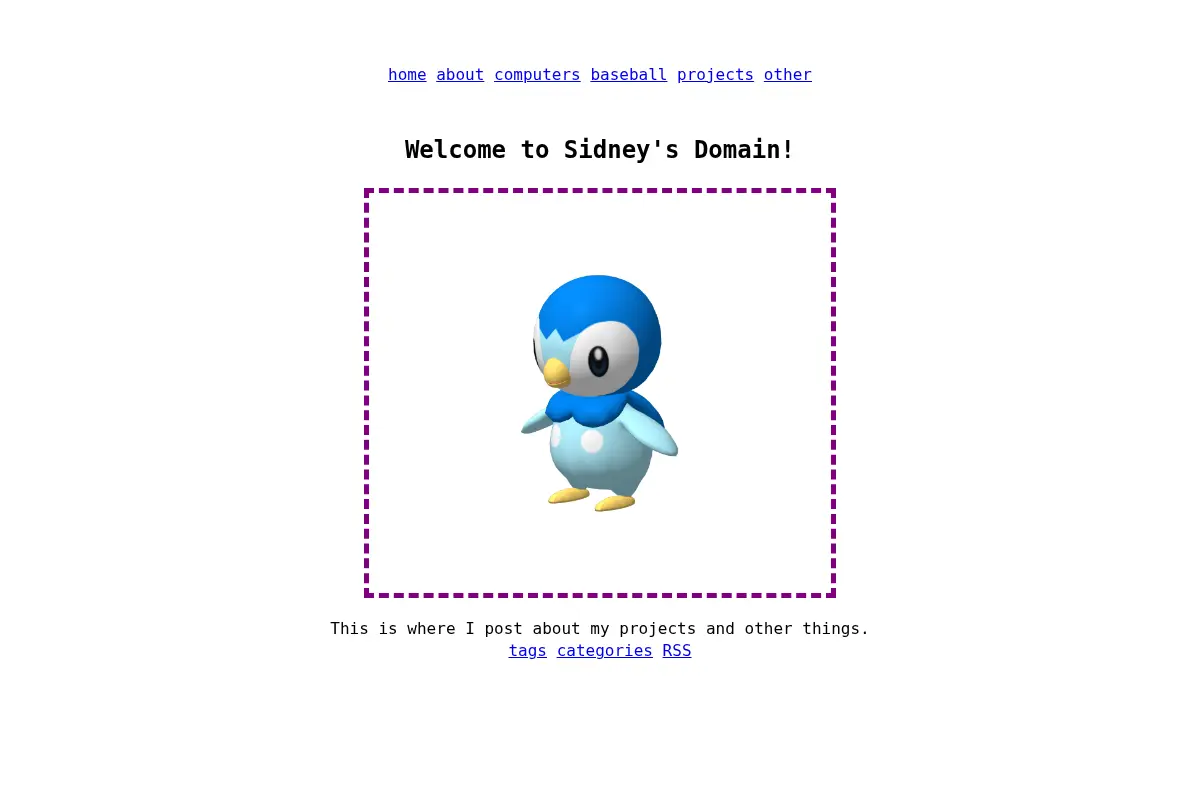 Sidney's Domain