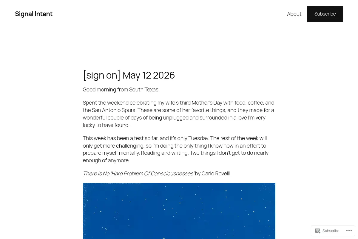 Signal Intent