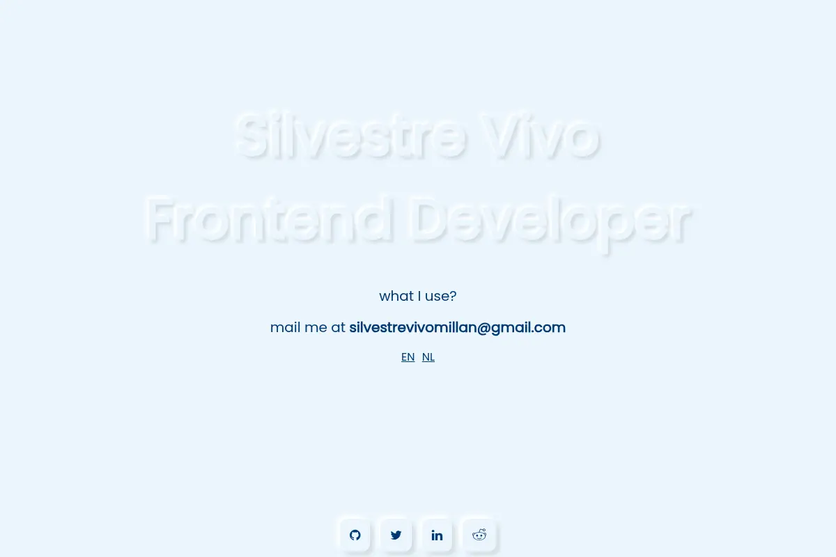 Silvestre Vivo | Front-end Developer