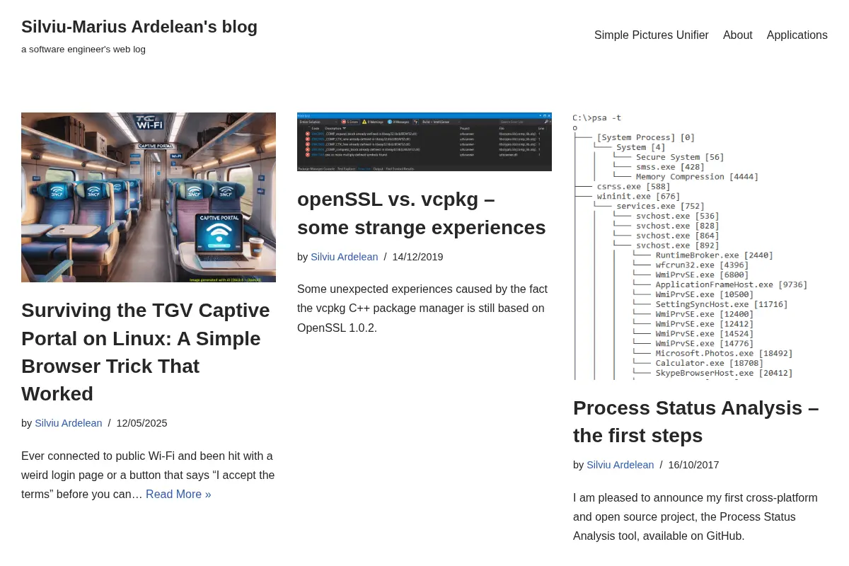 Silviu-Marius Ardelean's blog