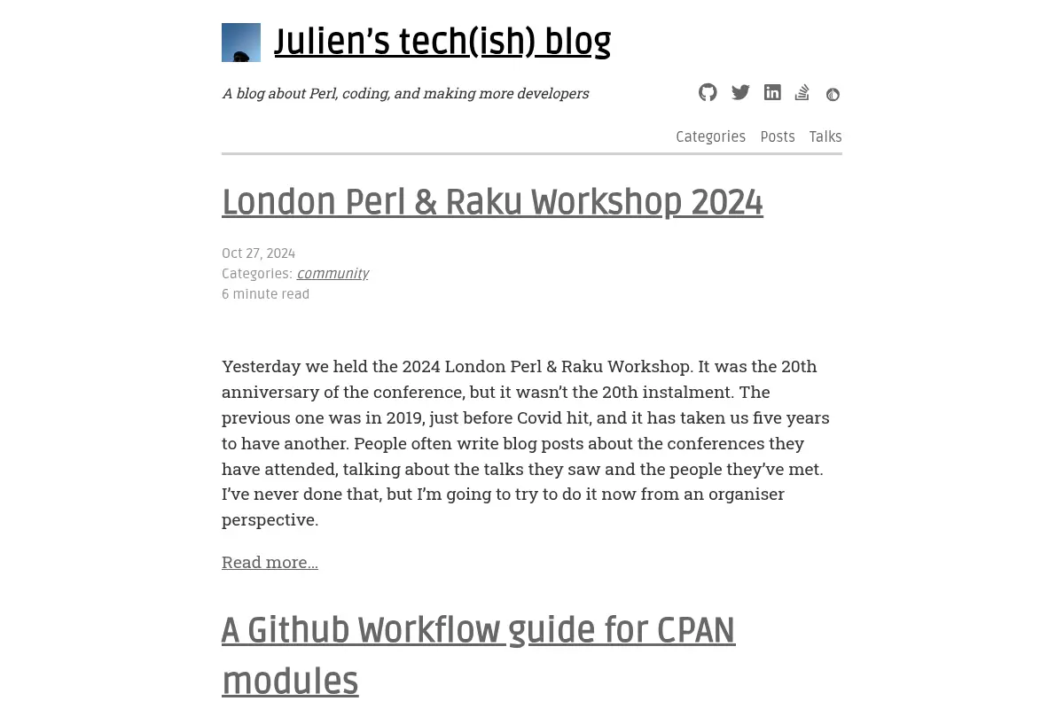 Julien's tech(ish) blog