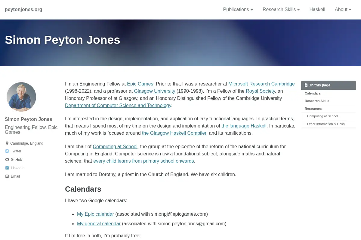 Simon Peyton Jones