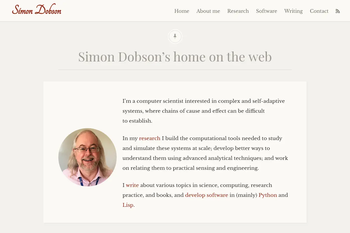 Simon Dobson's home on the web