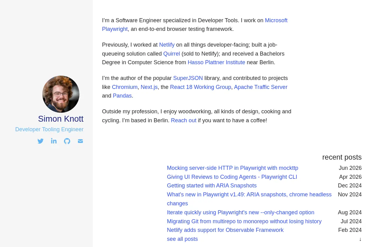 simonknott.de | Simon's Blog & Portfolio
