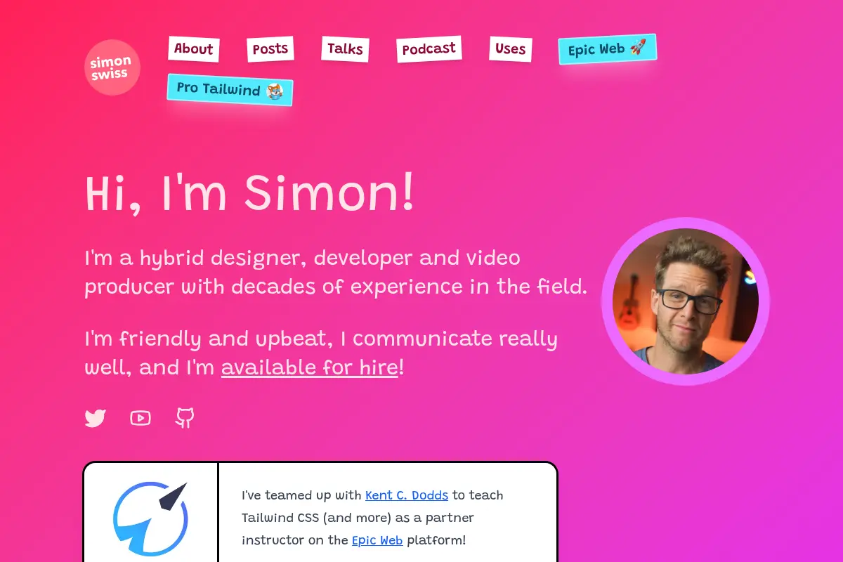Simon Vrachliotis — Web Designer, Developer & Video Producer