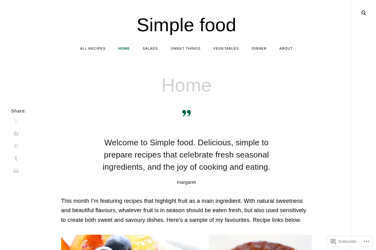 Simple food