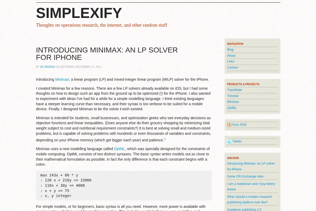 Simplexify