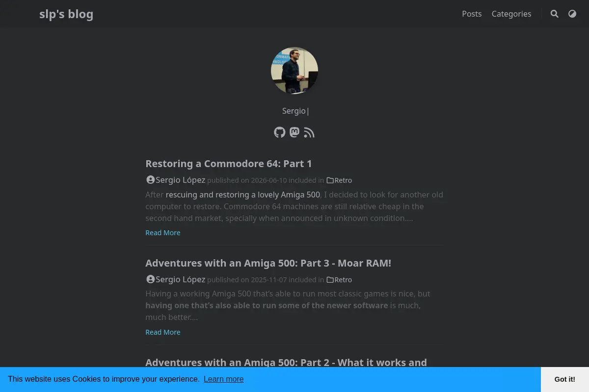 Sergio López's Blog