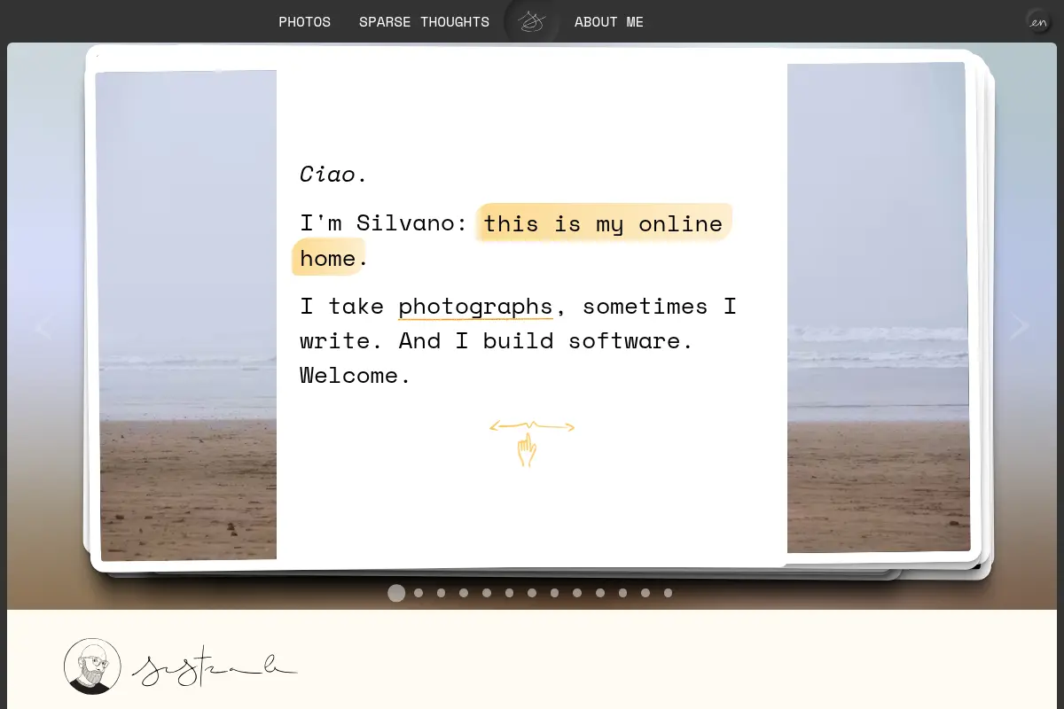 Fotografie e pensieri sparsi sul fare software di Silvano Stralla