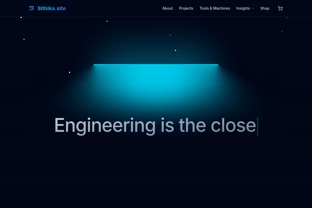 Sithika Fernando — Engineer, Builder & Creator