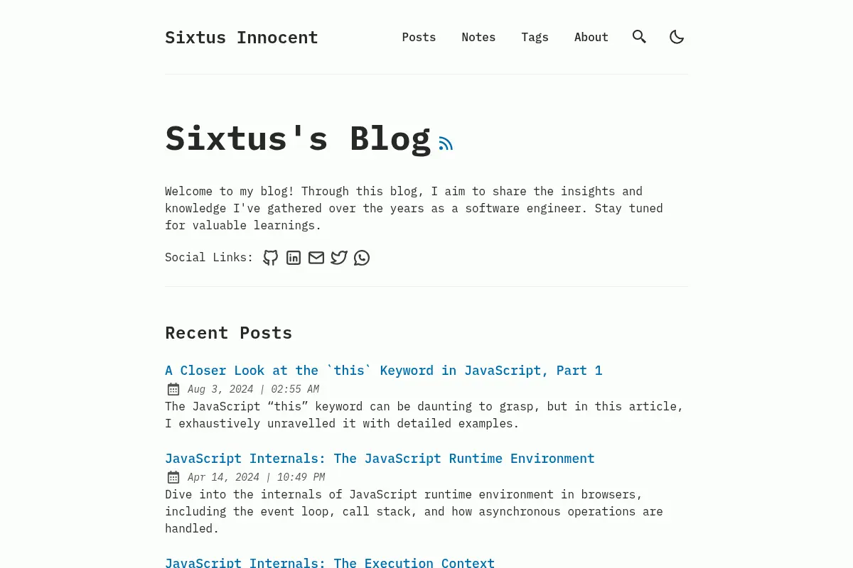 Sixtus Innocent