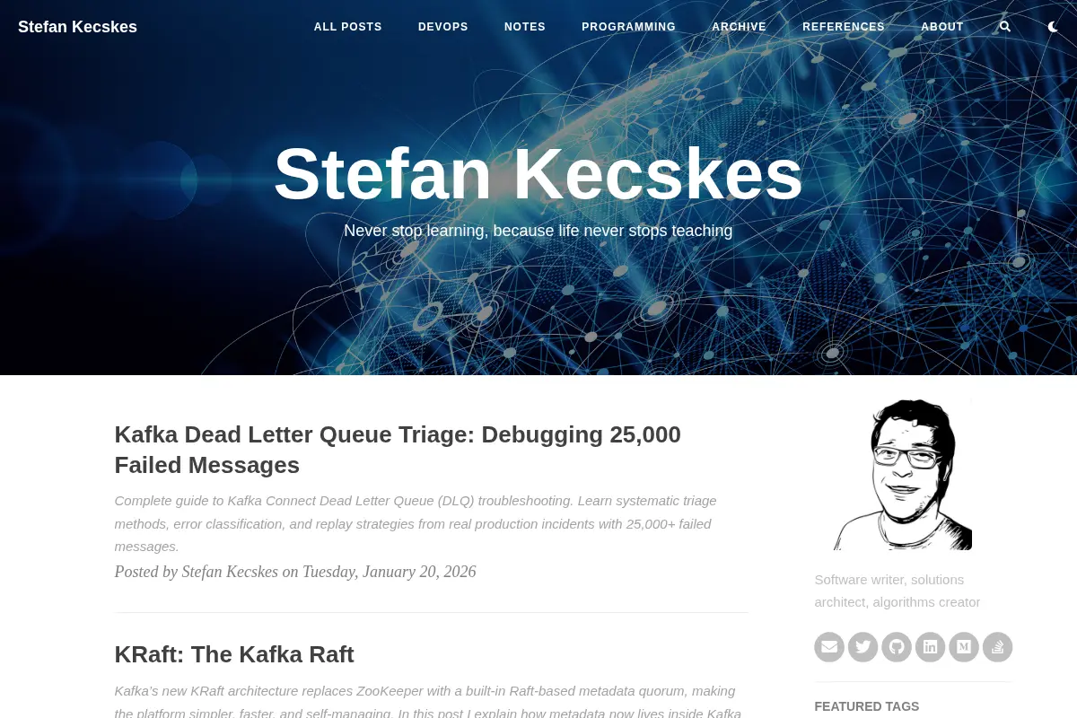Stefan Kecskes Blog