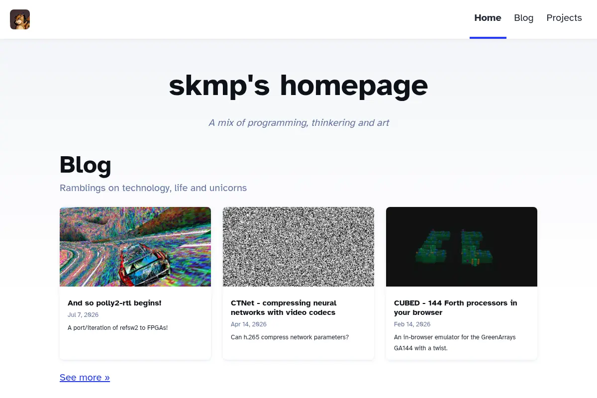 skmp's homepage