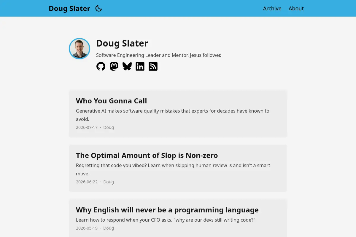 Doug Slater