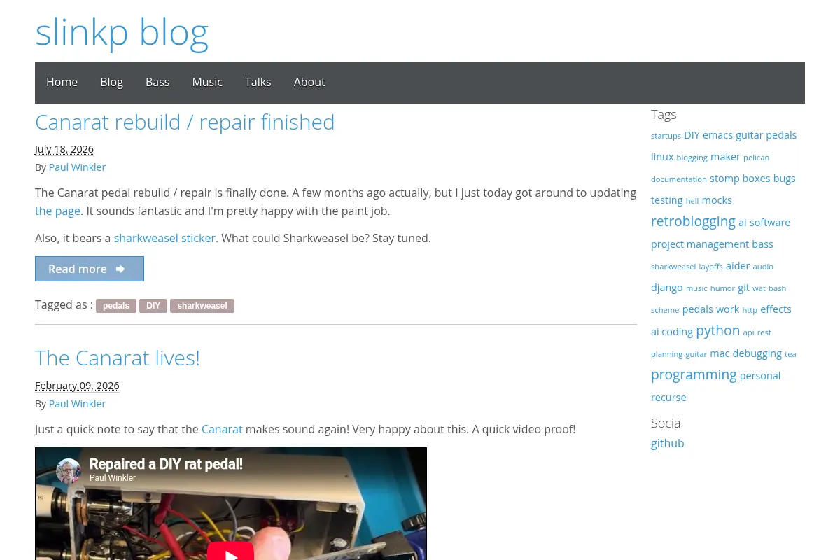 slinkp blog