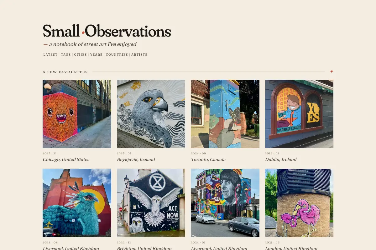 Small Observations