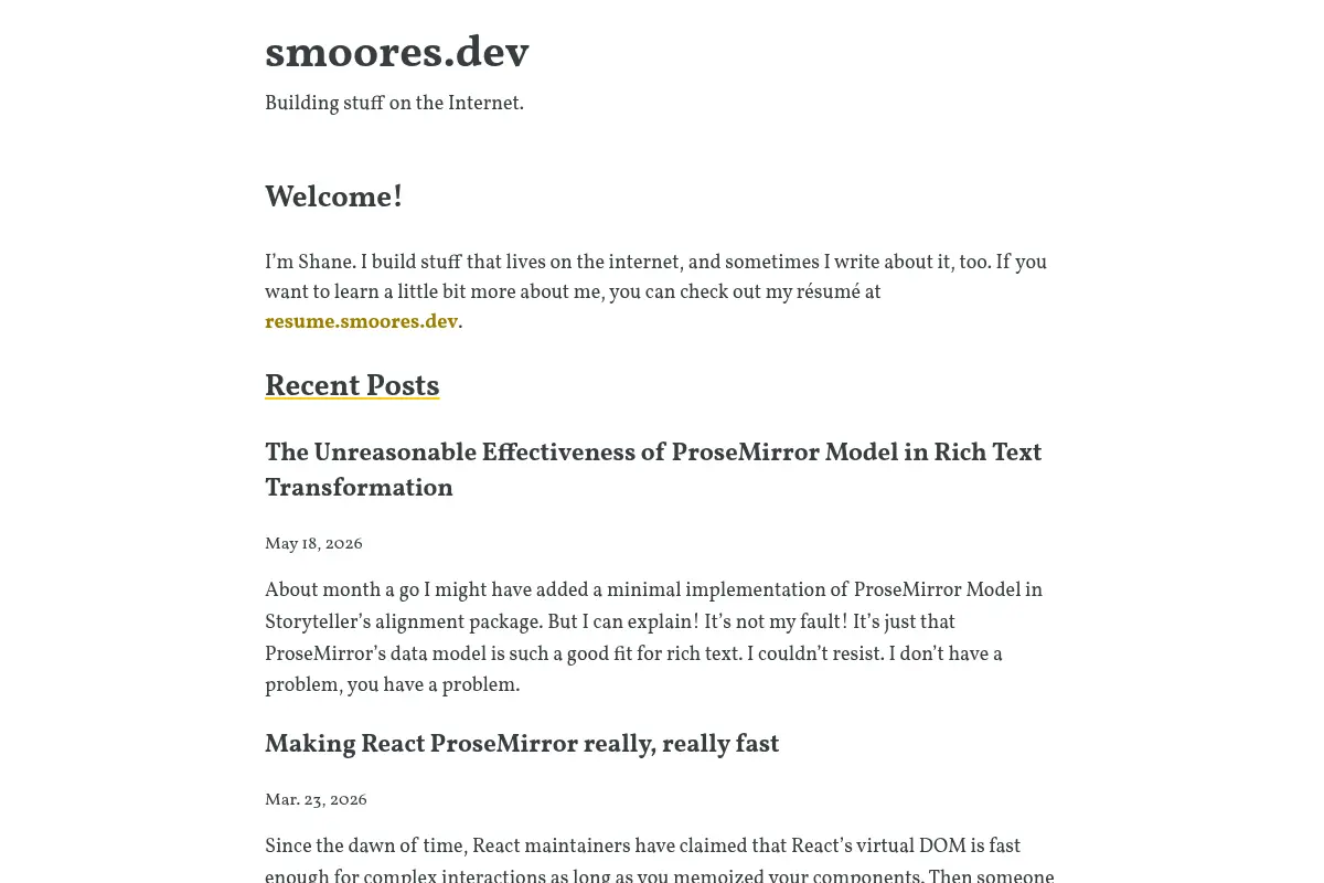smoores.dev