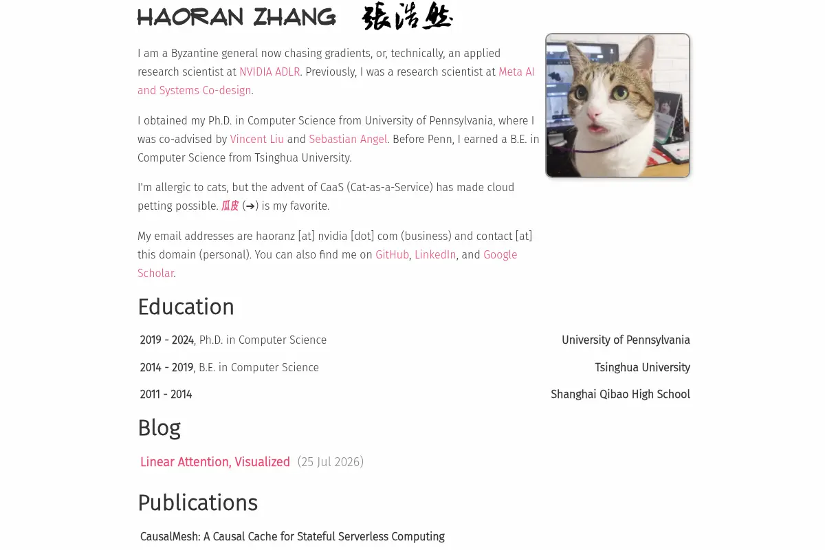 Haoran Zhang