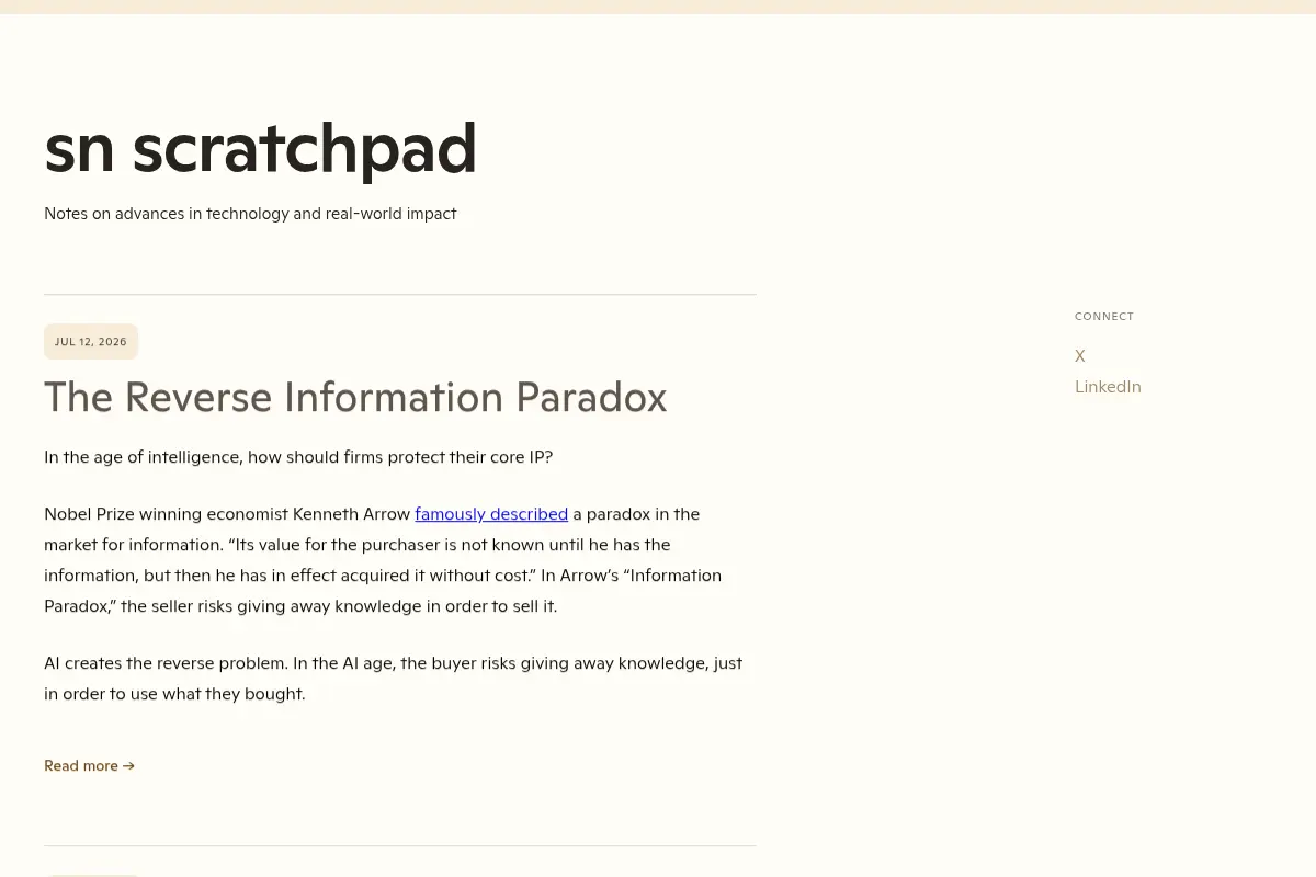sn scratchpad