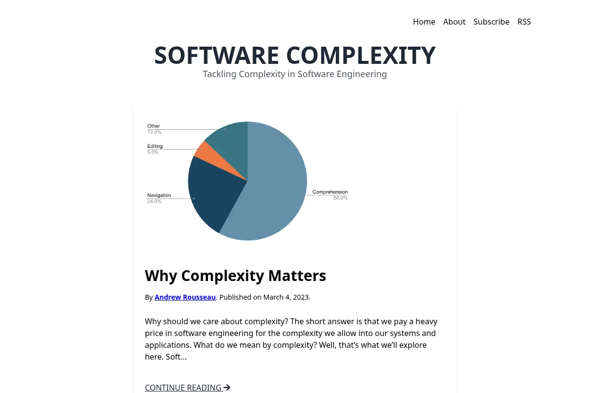 Software Complexity