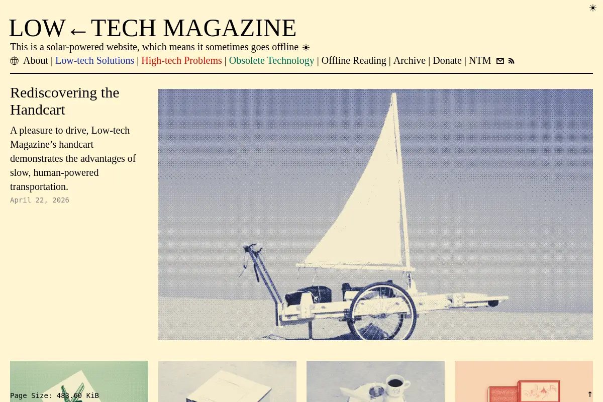 Low-tech Magazine