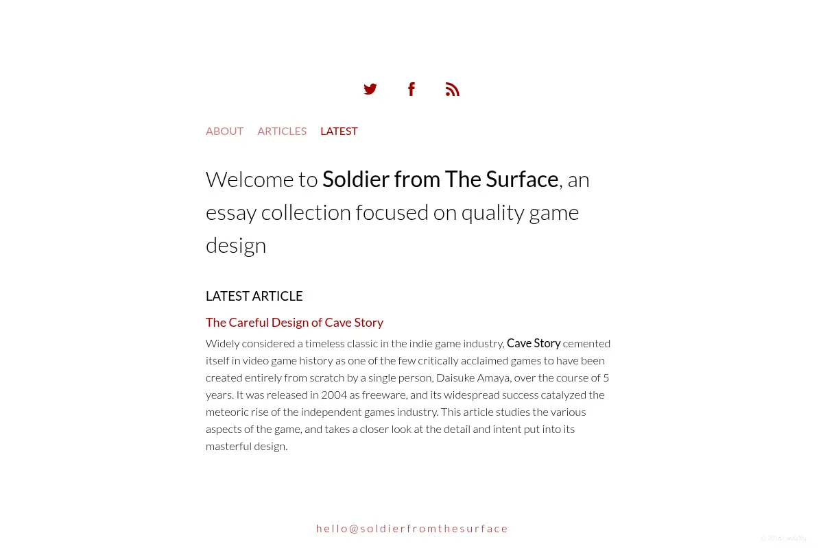 Soldier from the Surface