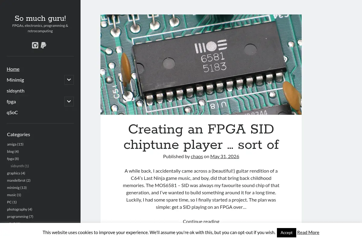 So much guru! – FPGAs, electronics, programming & retrocomputing