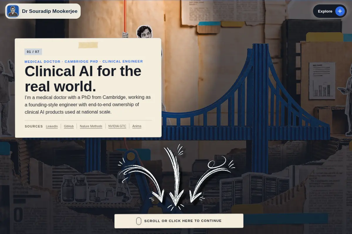 Dr Souradip Mookerjee — Clinical AI for the real world