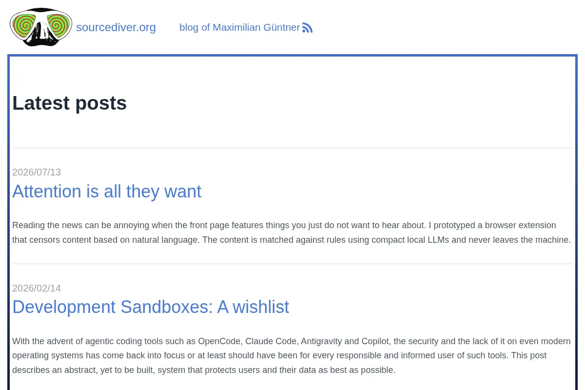 Maximilian Güntner's Blog