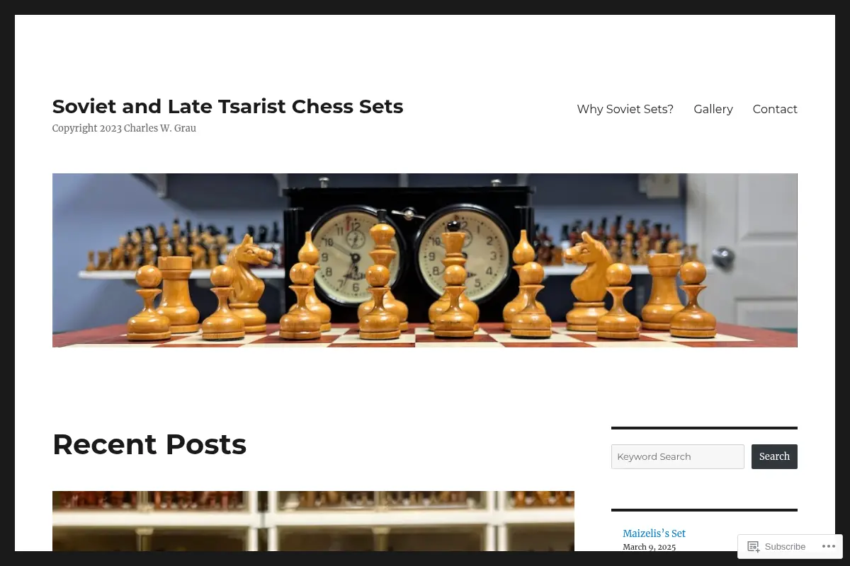 Soviet and Late Tsarist Chess Sets