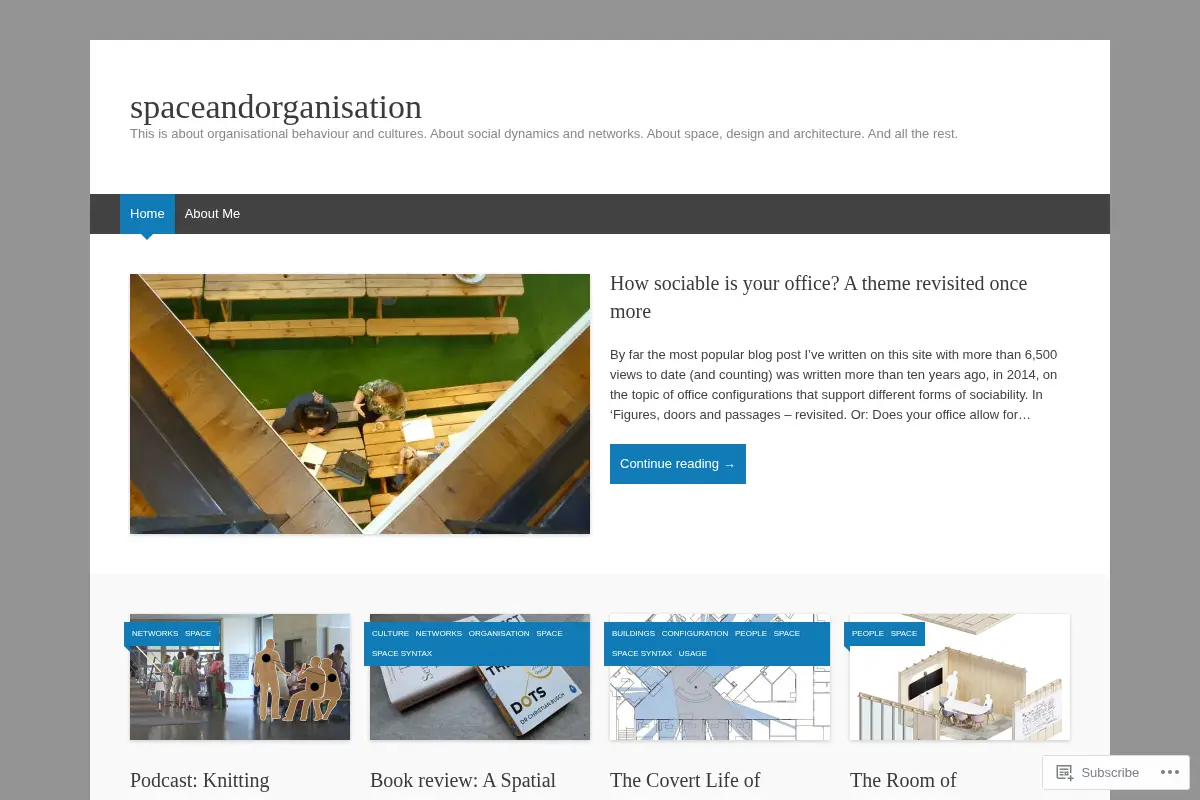 Space and Organisation